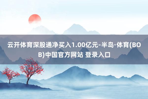 云开体育深股通净买入1.00亿元-半岛·体育(BOB)中国官方网站 登录入口