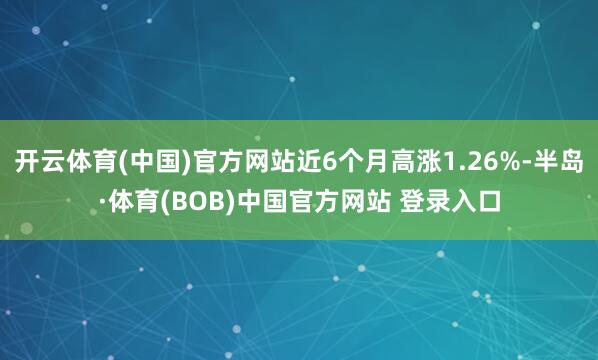 开云体育(中国)官方网站近6个月高涨1.26%-半岛·体育(BOB)中国官方网站 登录入口