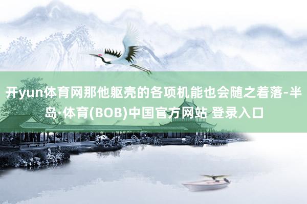 开yun体育网那他躯壳的各项机能也会随之着落-半岛·体育(BOB)中国官方网站 登录入口